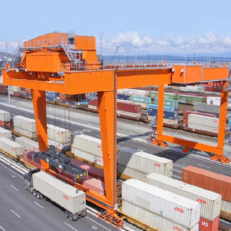 RMG rail model container stack gantry crane 