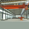 Double girder overhead crane with magnet