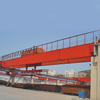 Double girder overhead crane with magnet