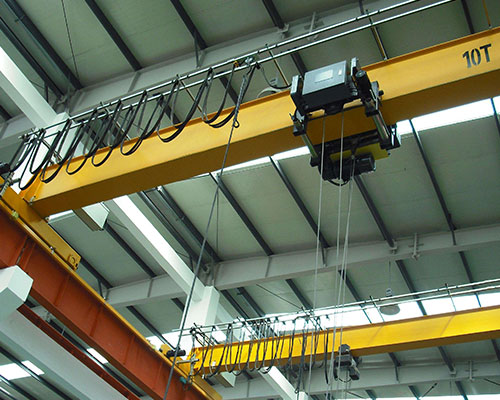 Why should a single beam bridge crane be installed with a height limiter?