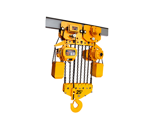 Use of electric chain hoist