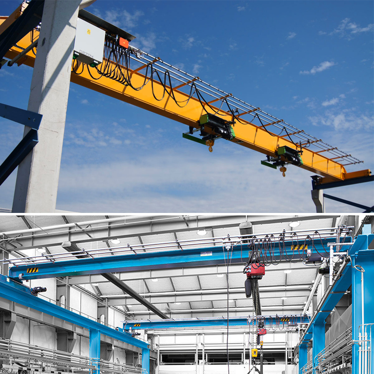 Industrial Working Single Girder Overhead Bridge Crane