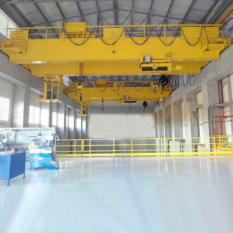 Electric Trolley Double Girder Overhead Bridge Cranes Manufacturers